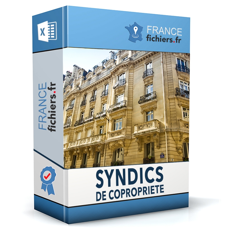 Fichier Syndics de copropriété France