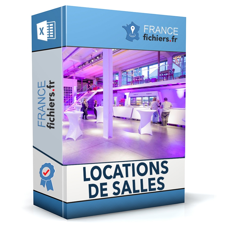 Fichier Locations de Salles France