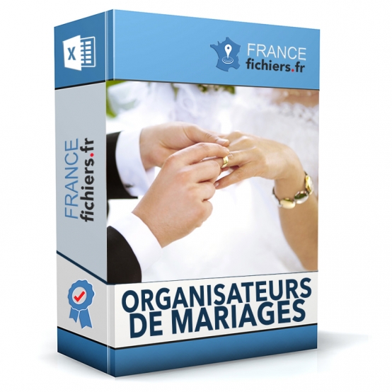 Fichier organisateurs de mariages France